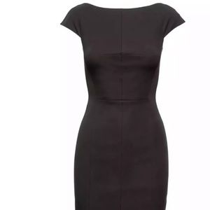 BANANA REPUBLIC BI- STRETCH V-BACK SHEATH DRESS